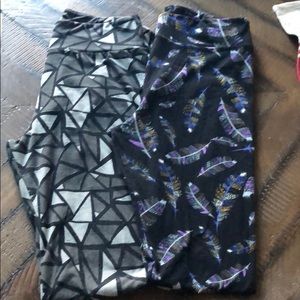 Lot of 2 lularoe leggings - TC